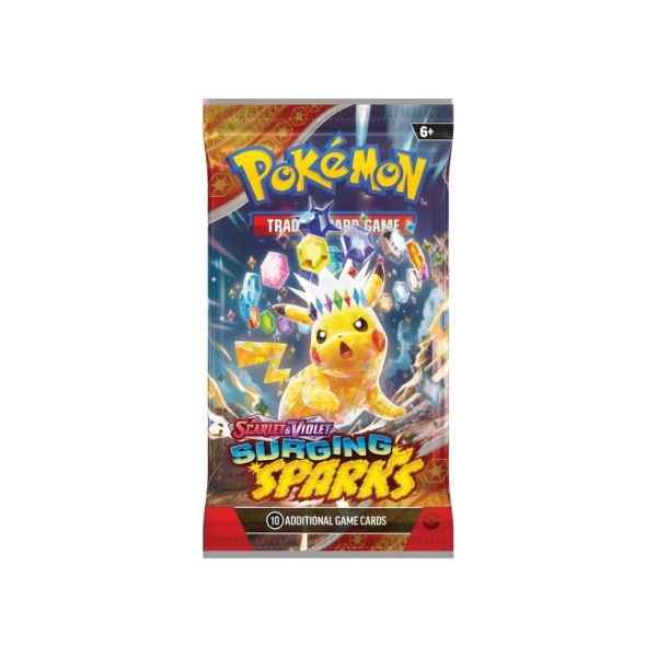 Booster Pack Pokémon Surging Sparks — ouvert en live