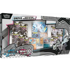 Pokémon Black Bolt/White Flare Unova Heavy Hitters Premium Collection — ouvert en live
