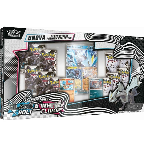 Pokémon Black Bolt/White Flare Unova Heavy Hitters Premium Collection — ouvert en live Pokémon Black Bolt/White Flare Unova Heavy Hitters Premium Collection — ouvert en live