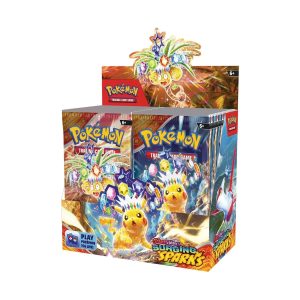 Booster Box Pokémon Surging Sparks — ouvert en live Booster Box Pokémon Surging Sparks — ouvert en live