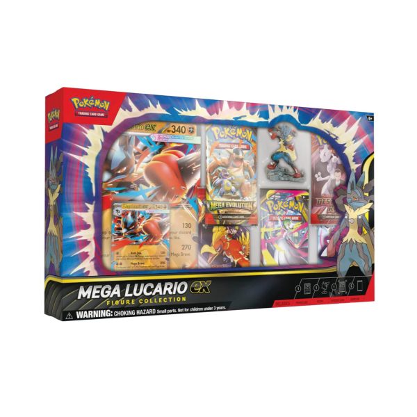 Pokemon Mega Lucario EX Figure Collection — ouvert en live