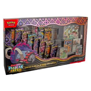 Paldean Fates Great Tusk ex & Iron Threads ex Premium Collection — ouvert en live