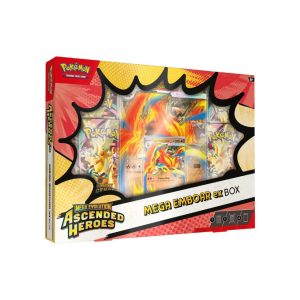 Pokemon Ascended Heroes Mega Emboar ex Box — ouvert en live