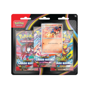Pokemon Chaos Rising 3-pack blister — ouvert en live