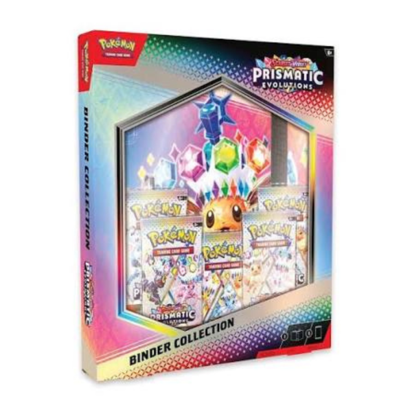 Pokemon Prismatic Evolutions Binder Collection — ouvert en live
