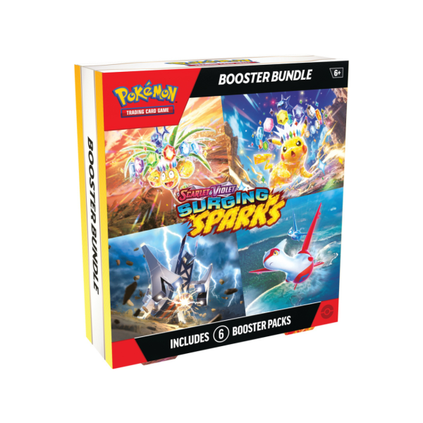 Pokemon Surging Sparks Booster Bundle — ouvert en live