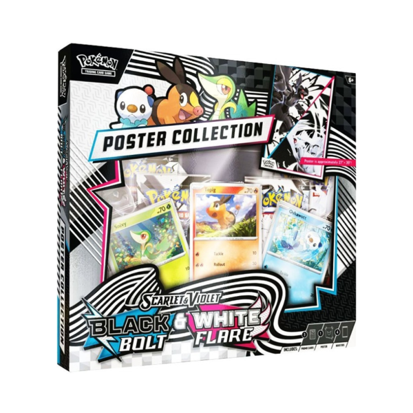 Pokemon Black Bolt/White Flare Poster Collection — ouvert en live