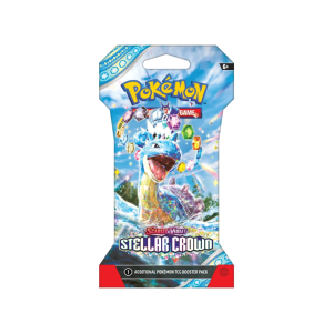 Sleeved Booster Pack Pokémon Stellar Crown — ouvert en live Sleeved Booster Pack Pokémon Stellar Crown — ouvert en live